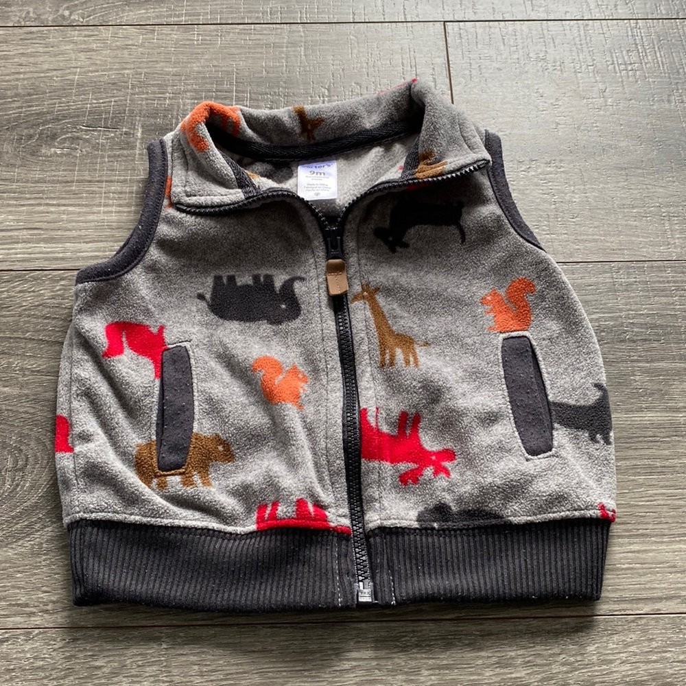 Carters Fleece Vest 9M